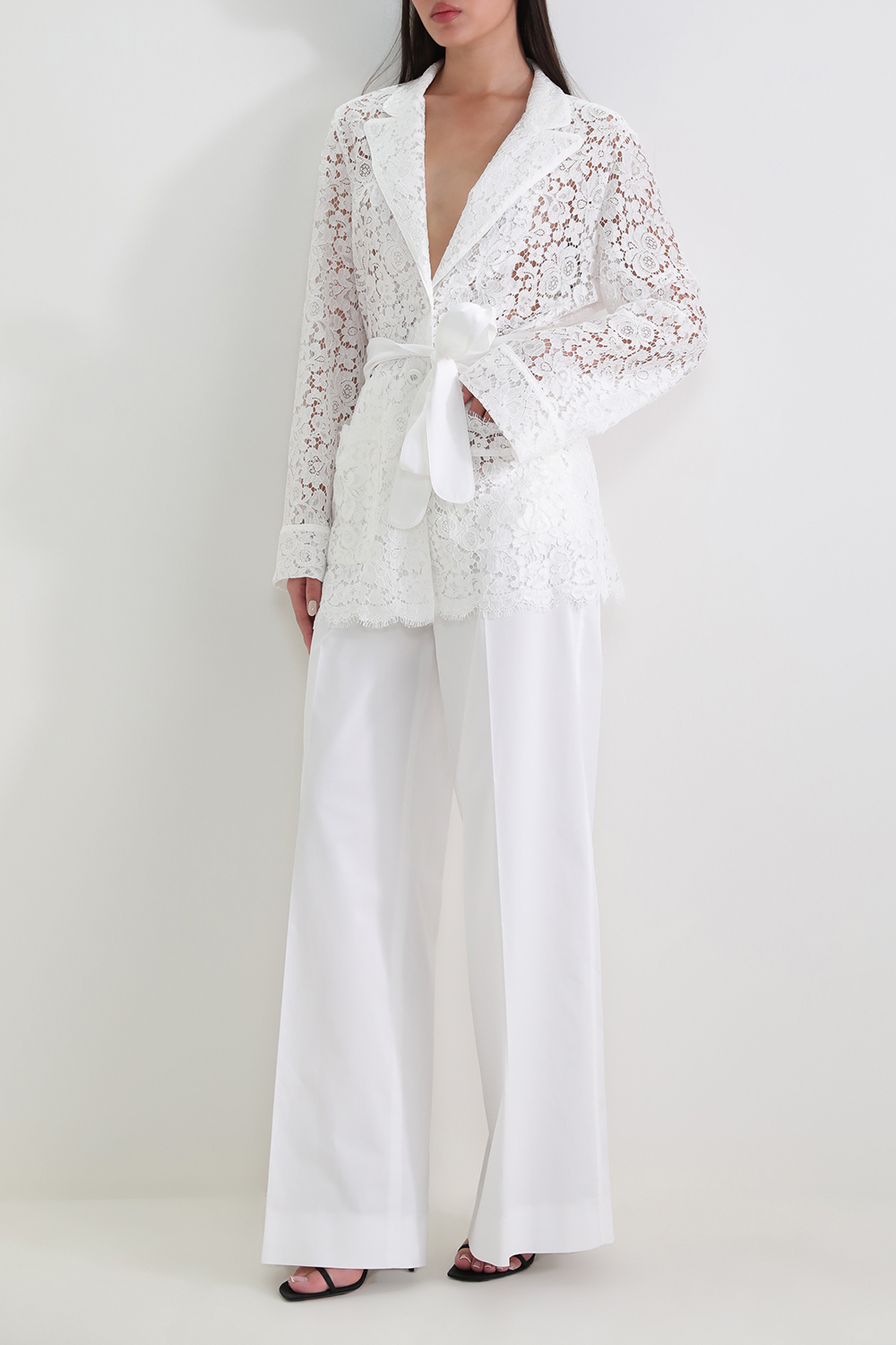 חולצה מכופתרת תחרה